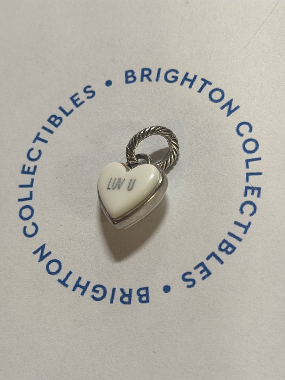 Brighton ‘Luv U’ Heart Charm!